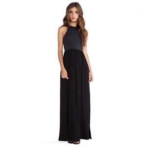 LNA Black Fitzgerald Maxi Dress